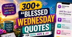 300+ Blessed Wednesday Quotes for Faith, Hope & Joy 2026