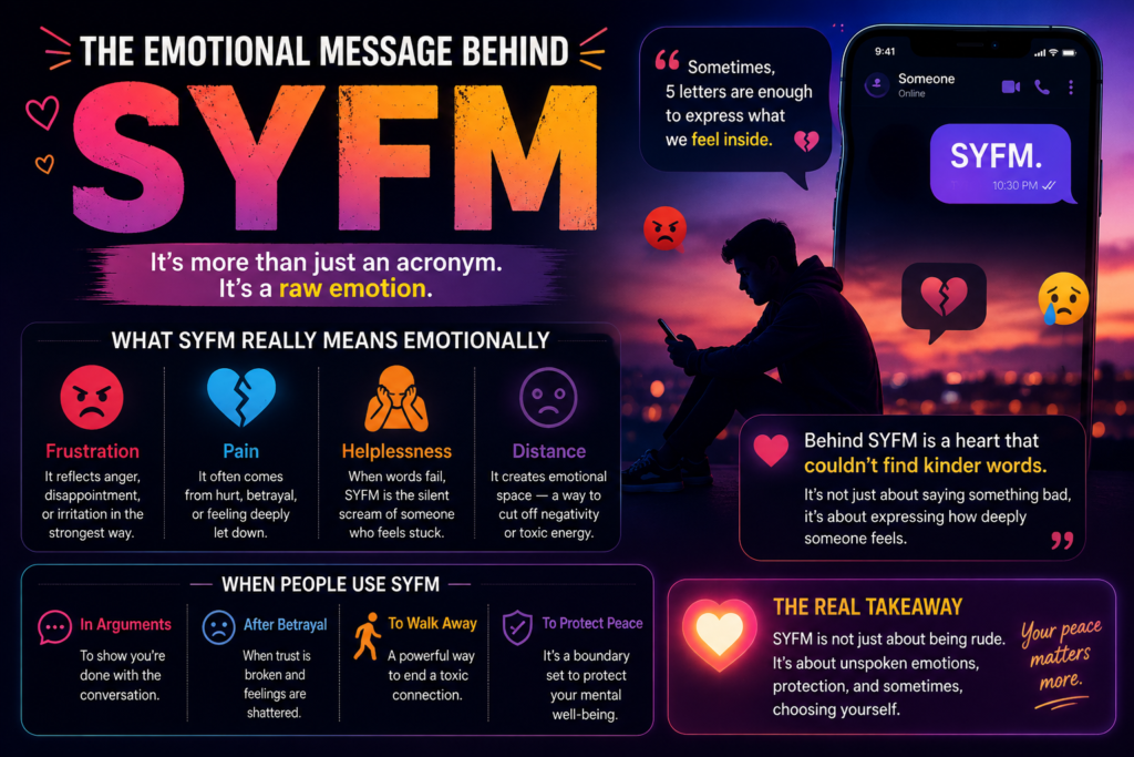 The Emotional Message Behind SYFM